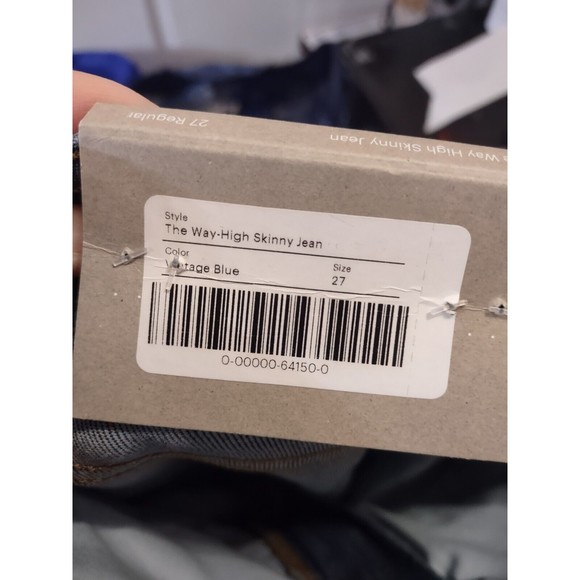 Everlane The Way High Skinny Jean Womens Sz 27 Regular Stretch Medium Wash NWT - Picture 10 of 10